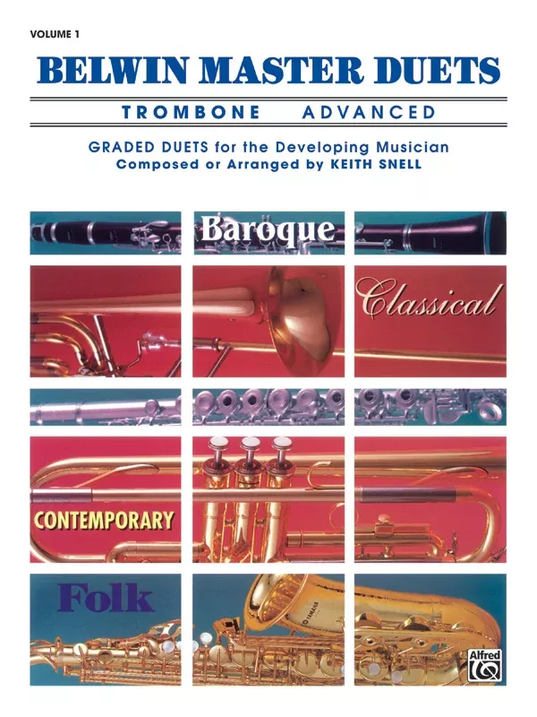 Belwin Master Duets (Trombone), Advanced Volume 1: Trombone Book