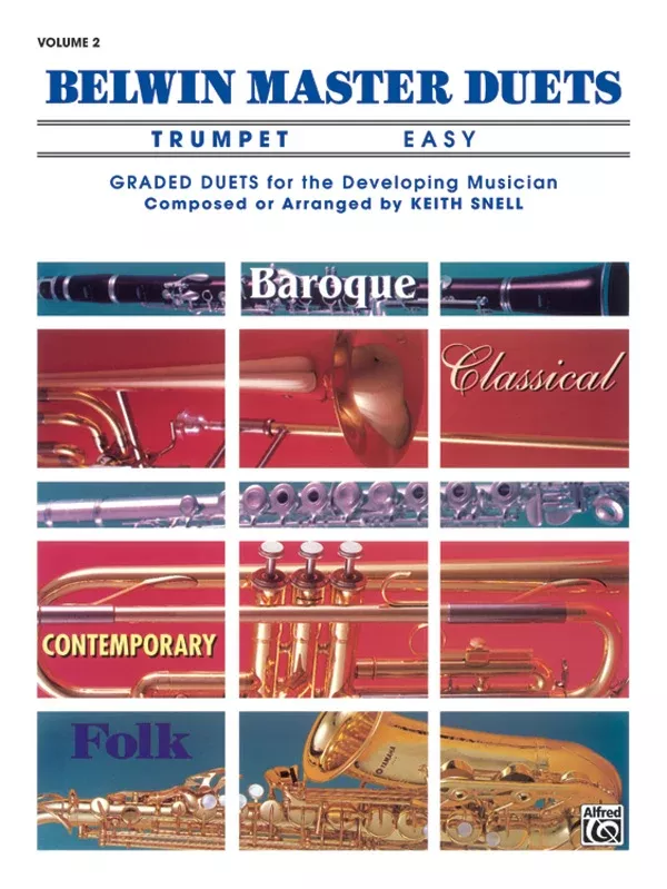 Belwin Master Duets (Trumpet), Easy Volume 2: Trumpet Book