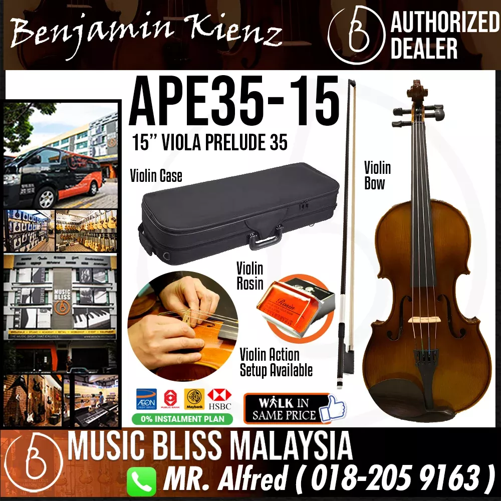 Benjamin Kienz Selection APE35-15 15” Viola with Case