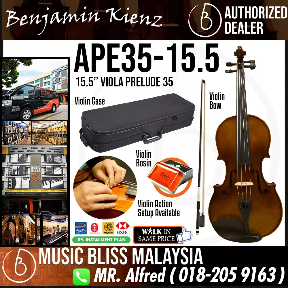 Benjamin Kienz Selection APE35-15.5 15.5” Viola with Case