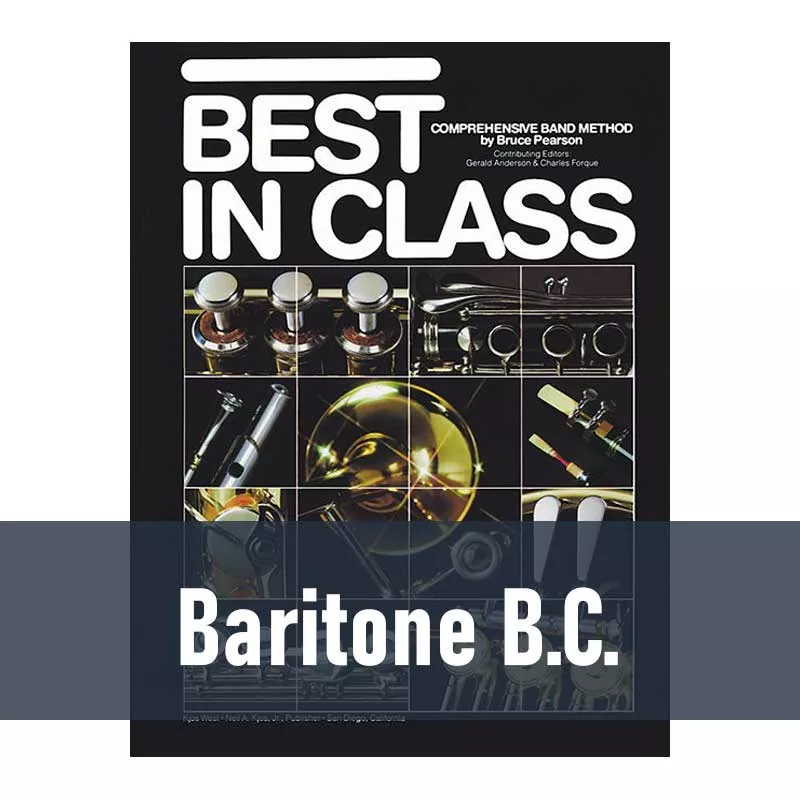 Best in Class Band Method – Baritone B.C. (Book 1)