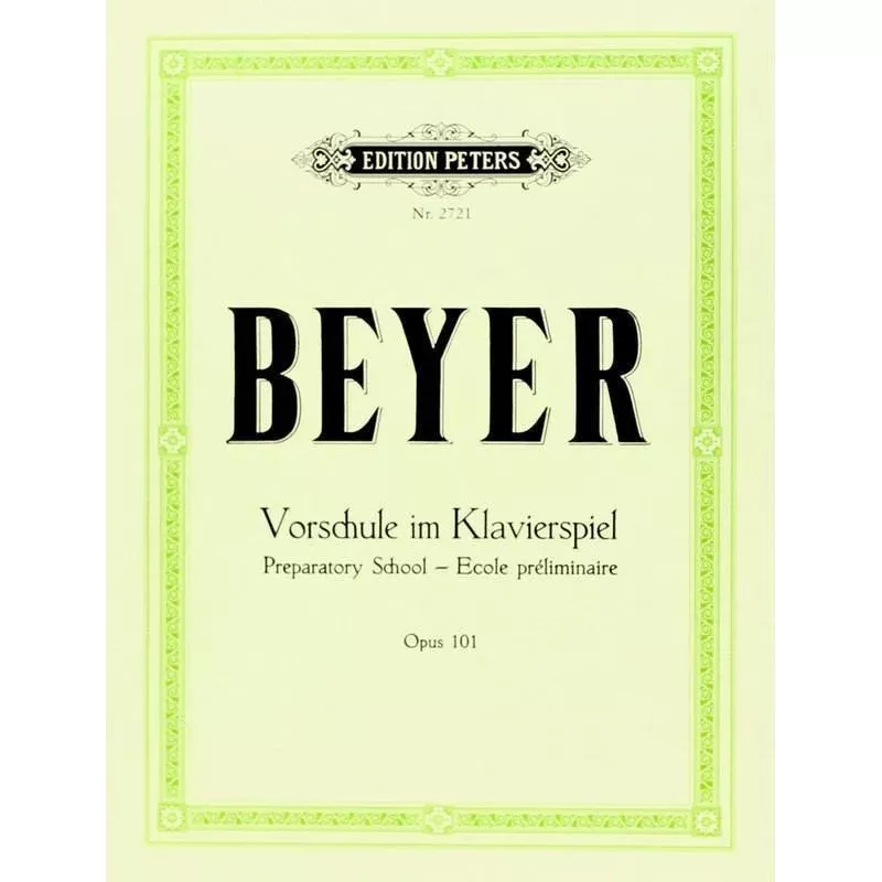 BEYER - PREPARATORY SCHOOL OP 101