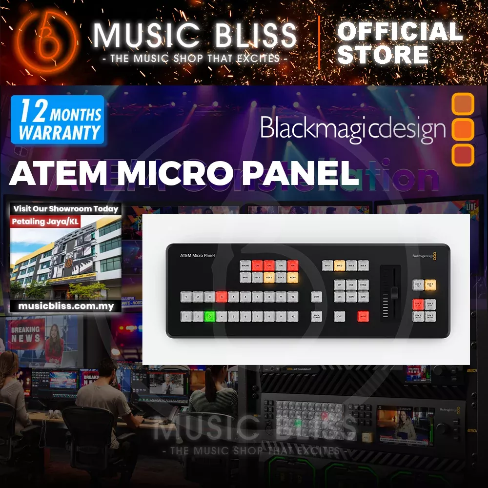 Blackmagic Design ATEM Micro Panel Broadcast/Streaming Switcher