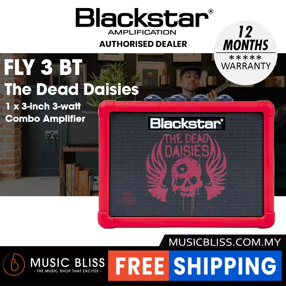 Blackstar Fly 3 Bluetooth 1 x 3-inch 3-watt Combo Amplifier - The Dead Dasies
