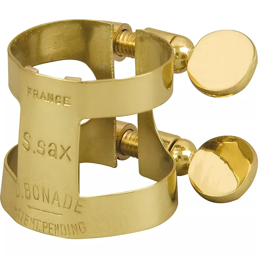 Bonade Soprano Saxophone Ligatures Lacquer - Inverted - Ligature Only