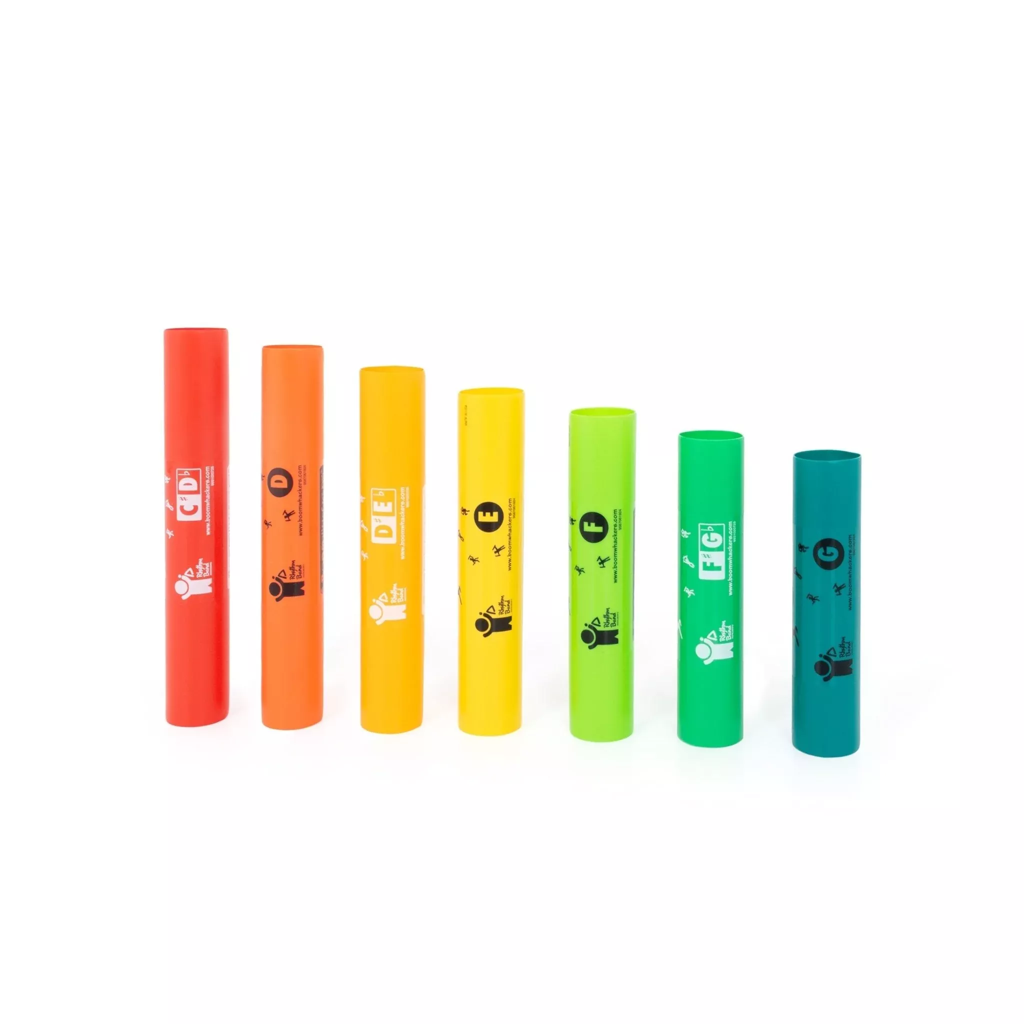 Boomwhackers 7-note treble extension set