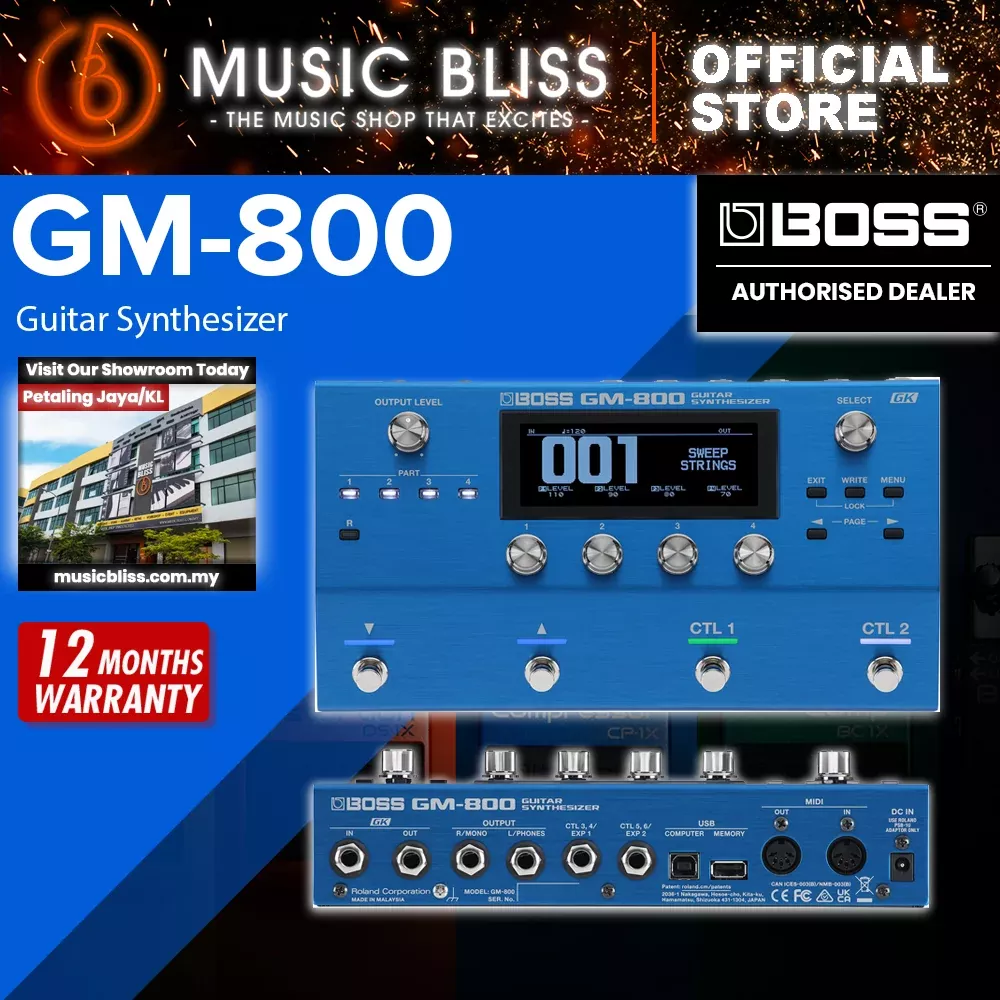 Boss GM-800 Guitar Synthesizer Pedal