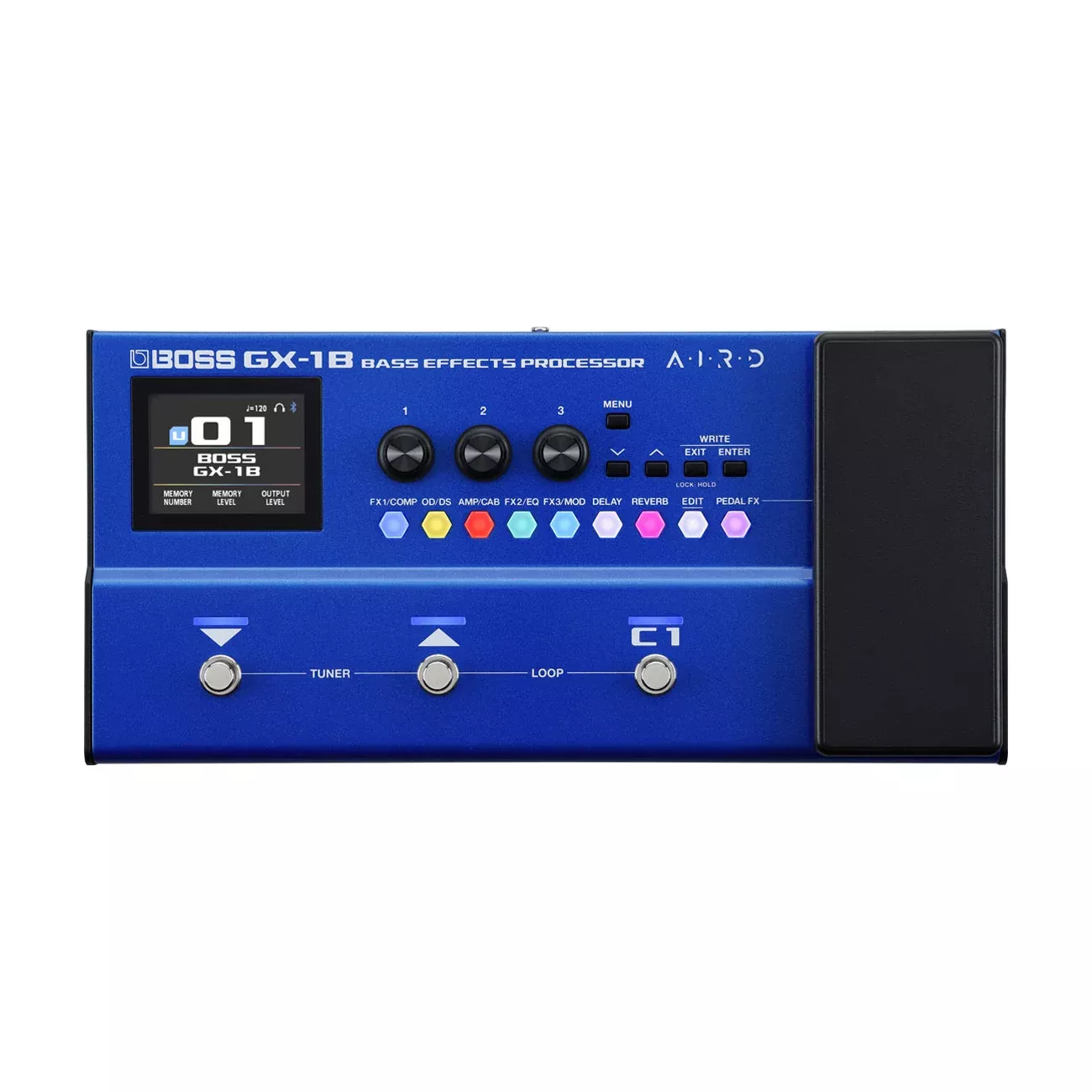 Boss GX-1B Bass Multi-Effects Processor with Volume Pedal and Noise Supression