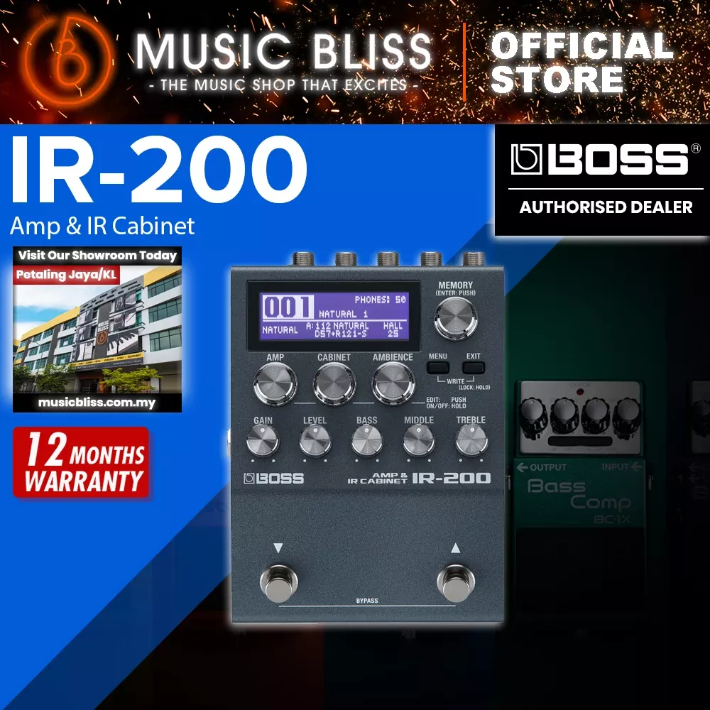 Boss IR-200 Amp and IR Cabinet Pedal