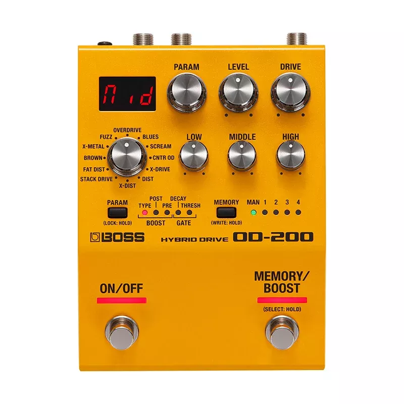 Boss OD-200 Hybrid Drive Multi-Overdrive and Distortion
