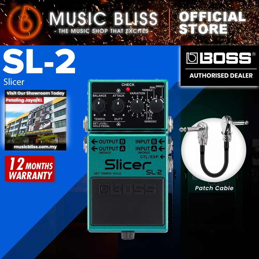 Boss SL-2 Slicer Audio Pattern Processor Pedal