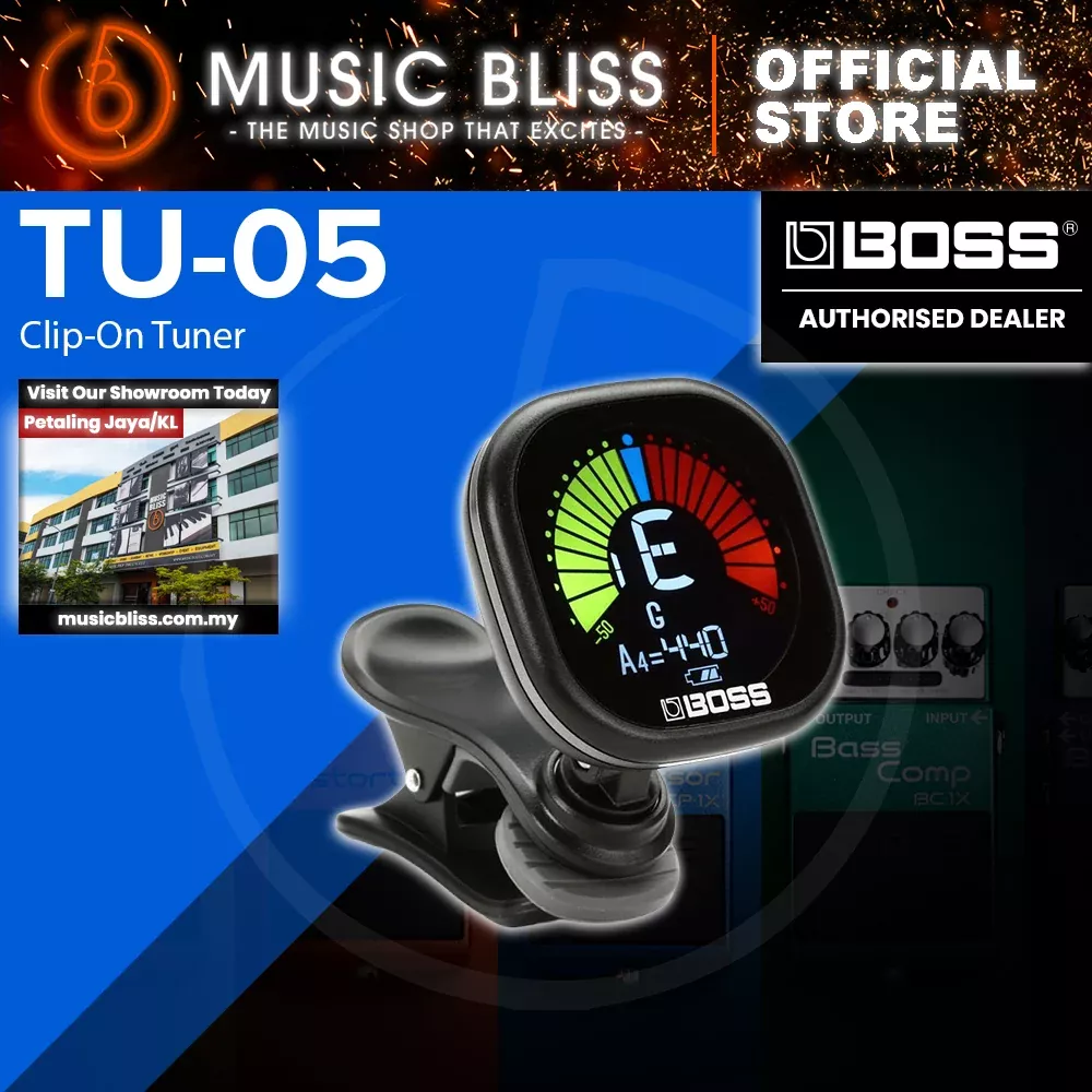 Boss TU-05 Rechargeable Clip-on Chromatic Tuner