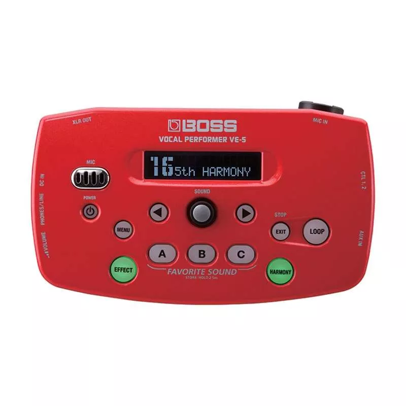 Boss VE-5 Vocal Performer – Red