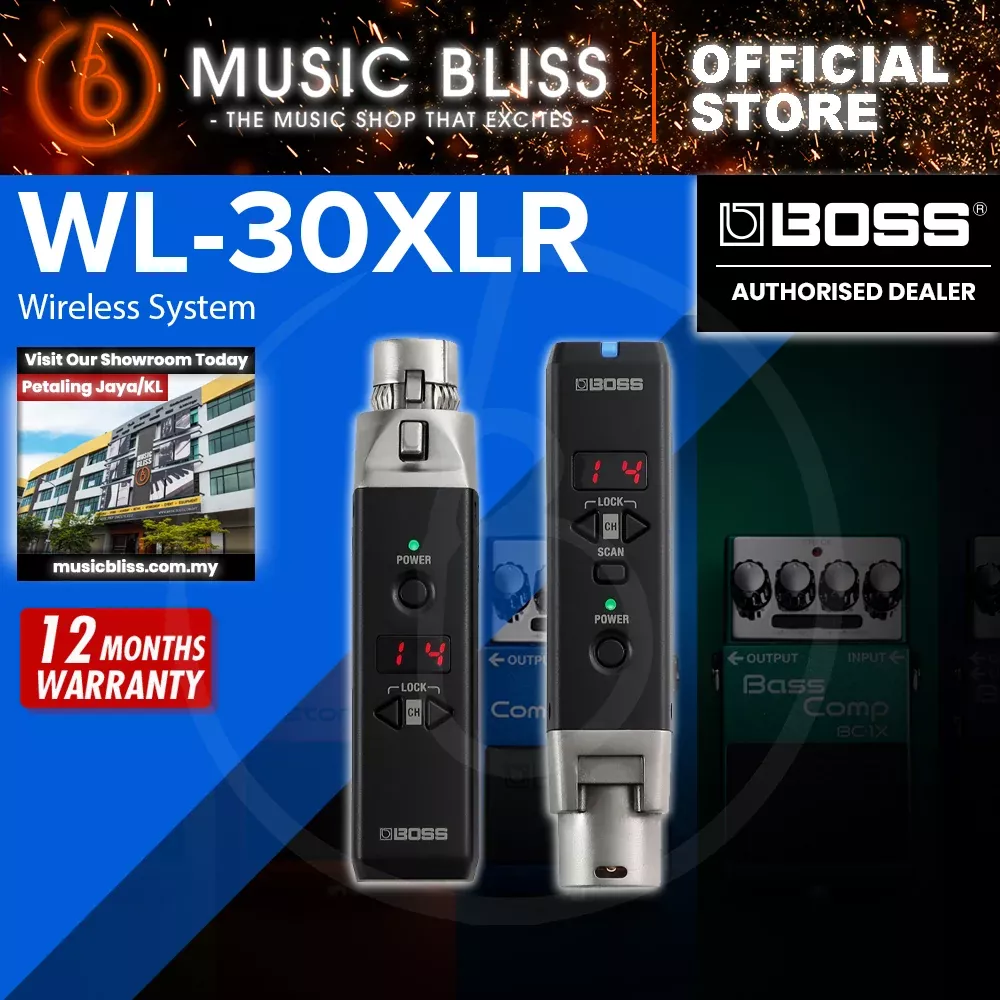 Boss WL-30XLR Digital Wireless System (WL30XLR)
