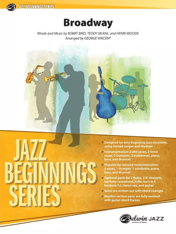 Broadway: Jazz Ensemble Conductor Score & Parts