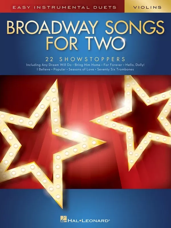 BROADWAY SONGS FOR TWO VIOLINS
