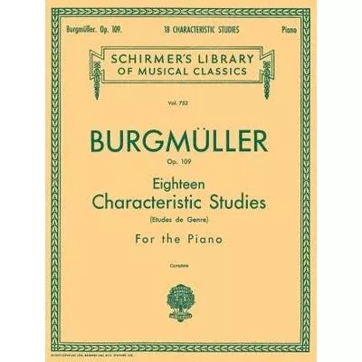 Burgmüller - 18 Characteristic Studies Op. 109