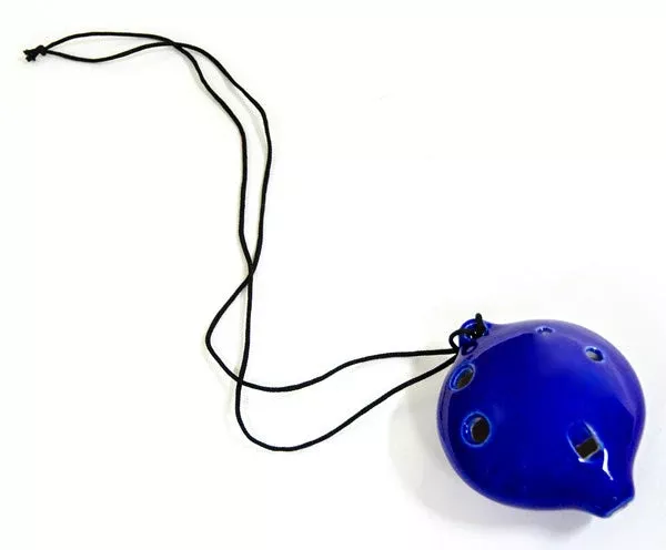 Ceramic Ocarina with Sling Medium
