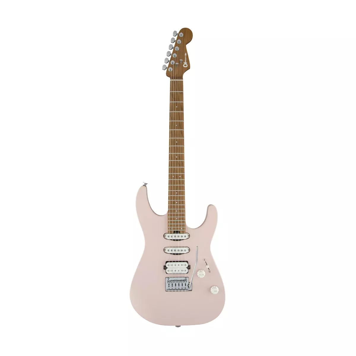 Charvel Pro-Mod DK24 HSS Electric Guitar, Maple FB, Shell Pink
