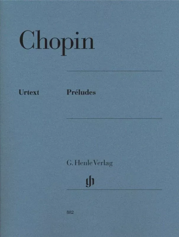 CHOPIN - PRELUDES URTEXT ED MULLEMANN PB
