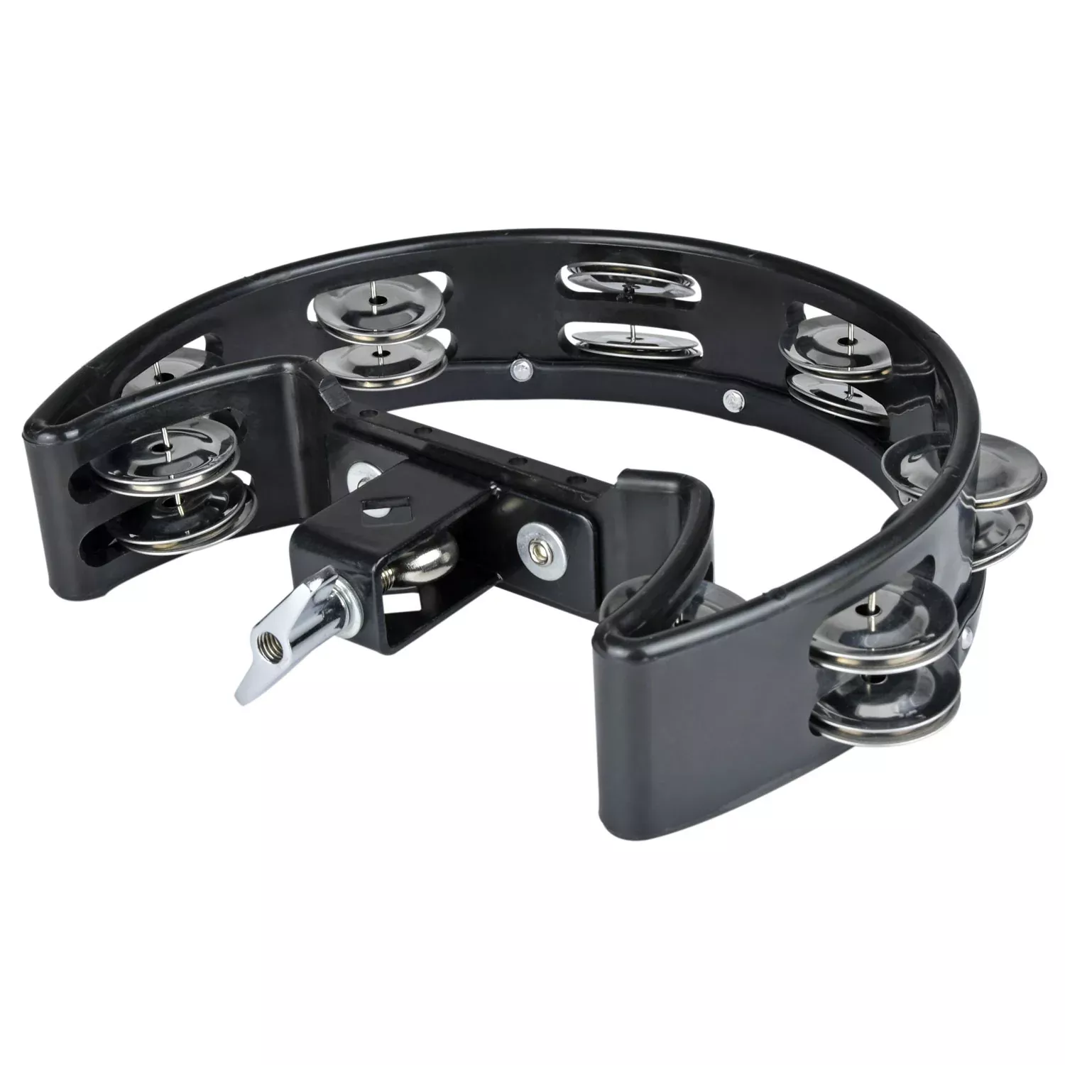Chord Drummer Tambourine – Single D – DT1-BK