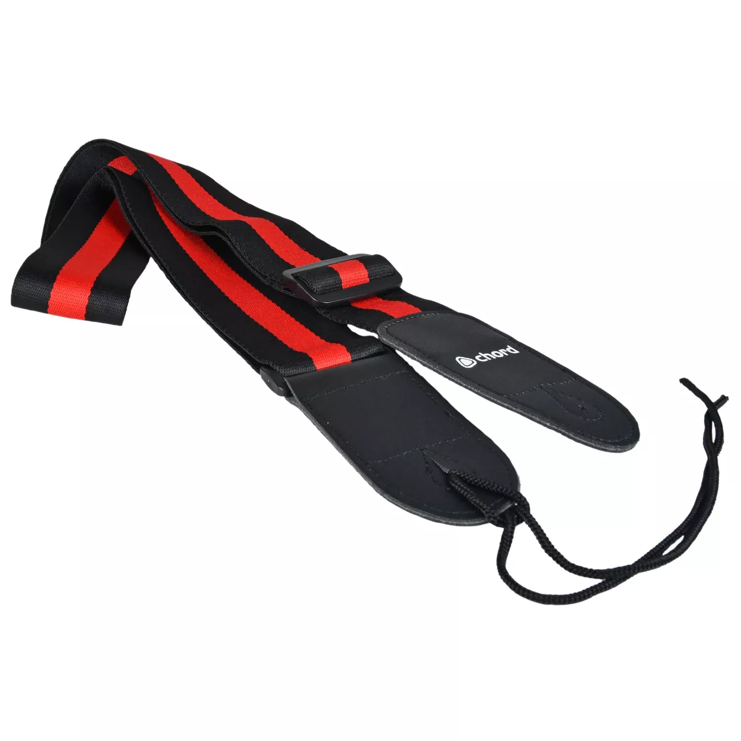 Chord Guitar Straps – Nylon Webbing – GS-BK-RD