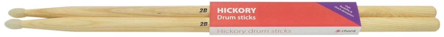 Chord Hickory Drum Sticks – 1 Pair – H2BN