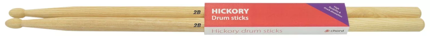 Chord Hickory Drum Sticks – 1 Pair – H2BW