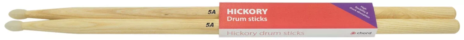 Chord Hickory Drum Sticks – 1 Pair – H5AN