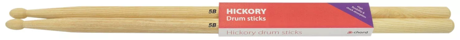 Chord Hickory Drum Sticks – 1 Pair – H5BW