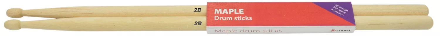 Chord Maple Drum Sticks – 1 Pair – M2BW