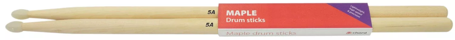 Chord Maple Drum Sticks - 1 Pair – M5AN