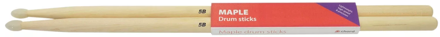 Chord Maple Drum Sticks – 1 Pair – M5BN