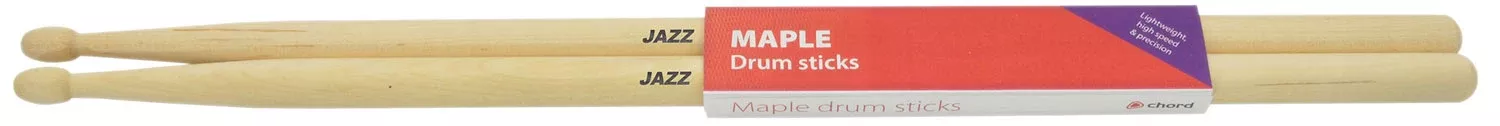 Chord Maple Drum Sticks – 1 Pair – MJAZ