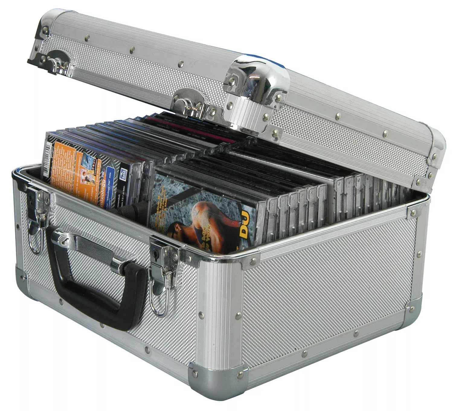 Citronic Aluminium CD Flight Cases – CDA:40