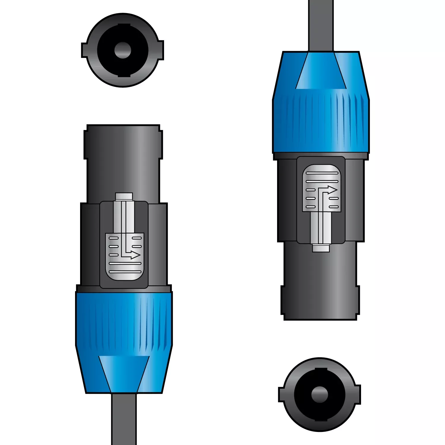 Citronic Classic Speaker Leads Speaker Plug – Speaker Plug – SPK-SPK600