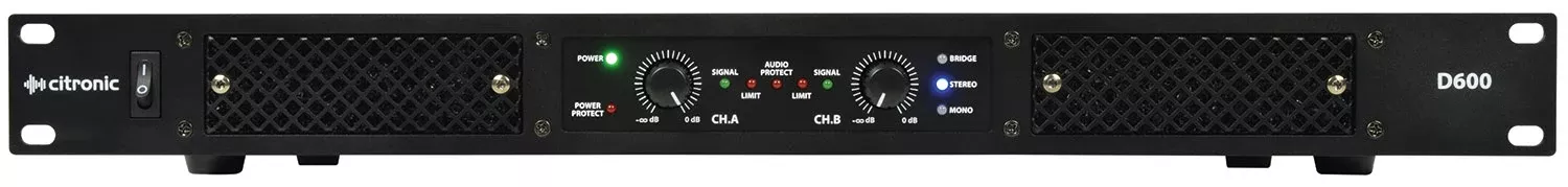 Citronic D-Series Class-D Power Amplifiers – D600
