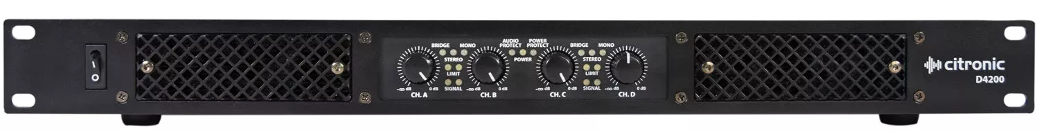 Citronic D-series Quad Power Amplifiers – D4200