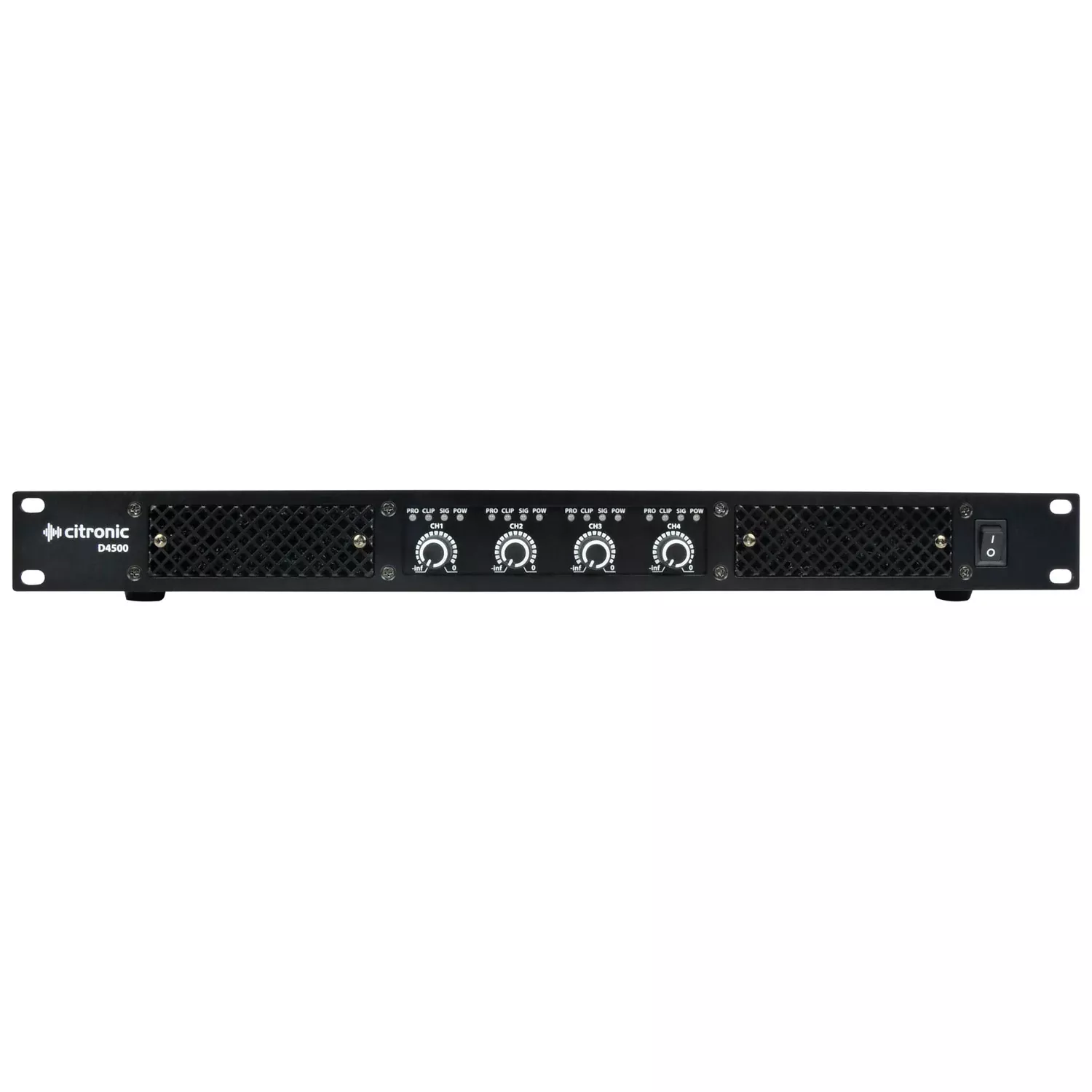 Citronic D-series Quad Power Amplifiers – D4500