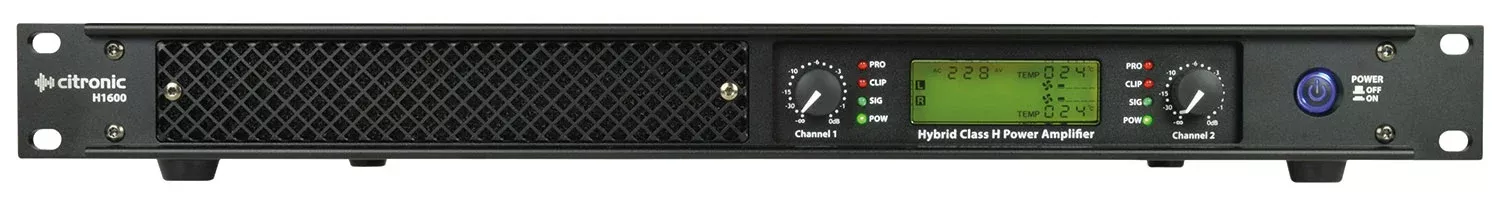 Citronic Hybrid Class-H Power Amplifiers – H1600
