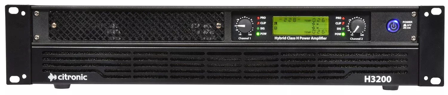 Citronic Hybrid Class-H Power Amplifiers – H3200
