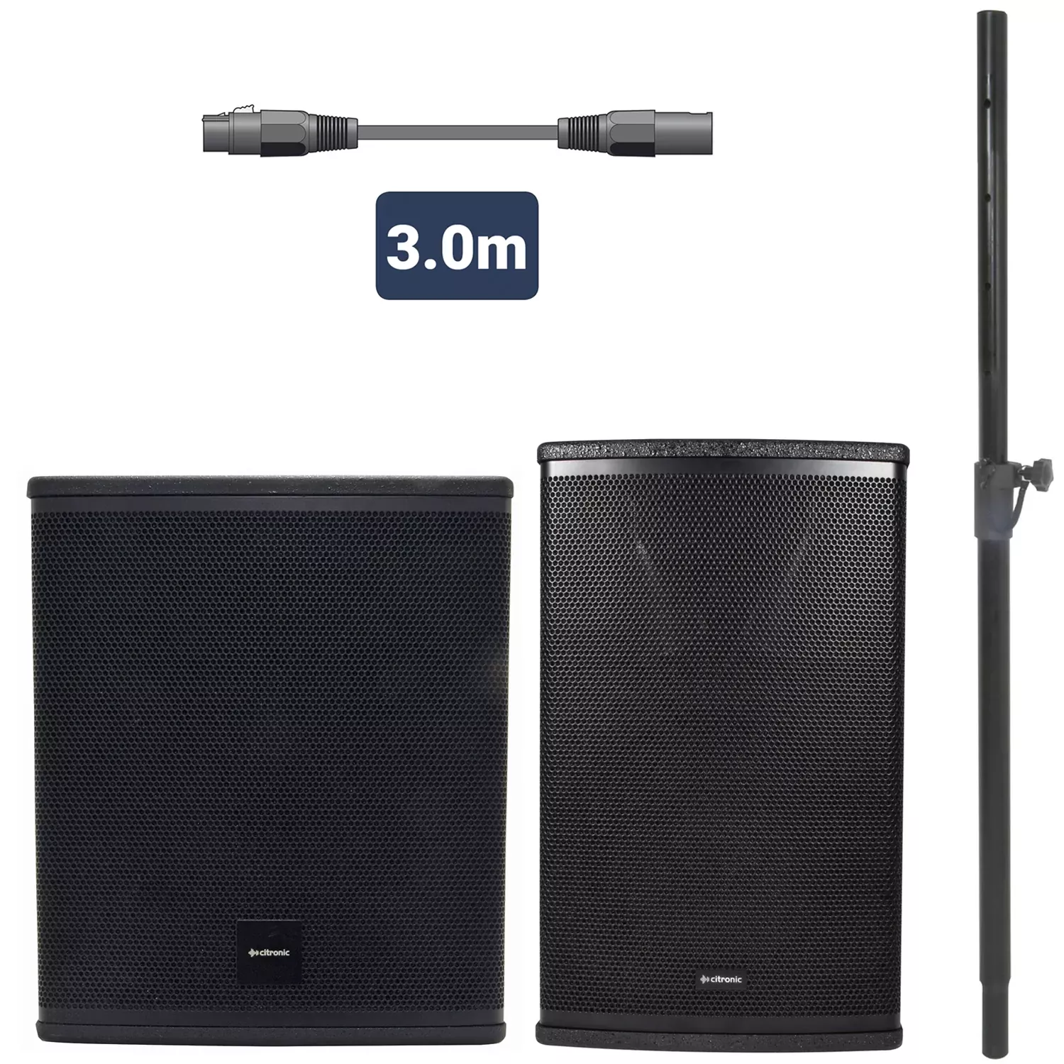 Citronic MonoSound E CB1012A Bundle