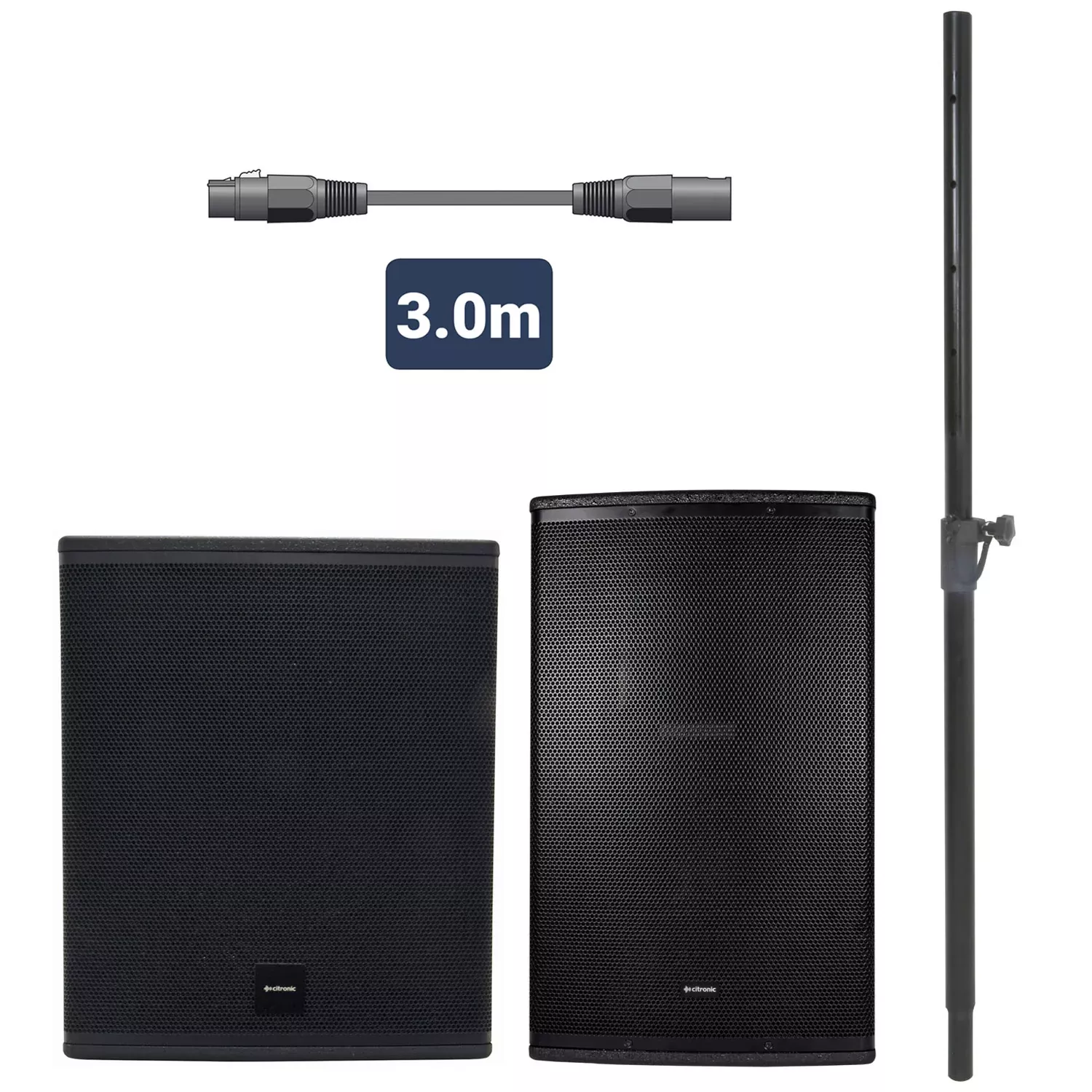 Citronic MonoSound F CB1215A Bundle