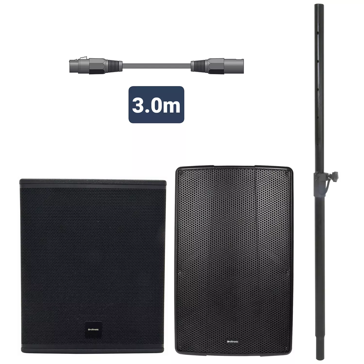 Citronic MonoSound G CL1215A Bundle