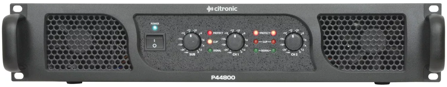 Citronic P Series Stereo & Sub Power Amplifiers – P44800
