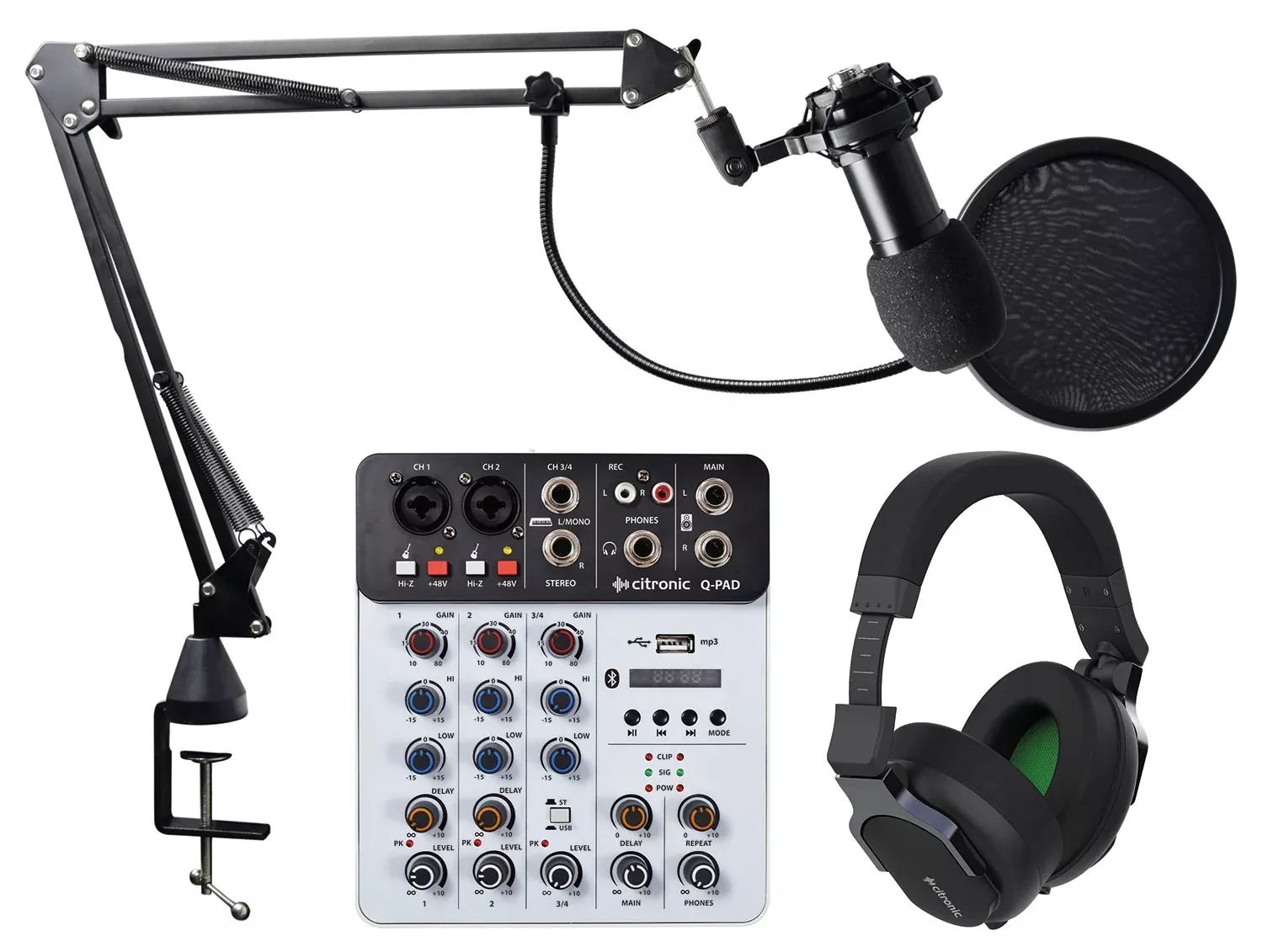 Citronic Q-PAD Home Studio Bundle – Q-PADKIT