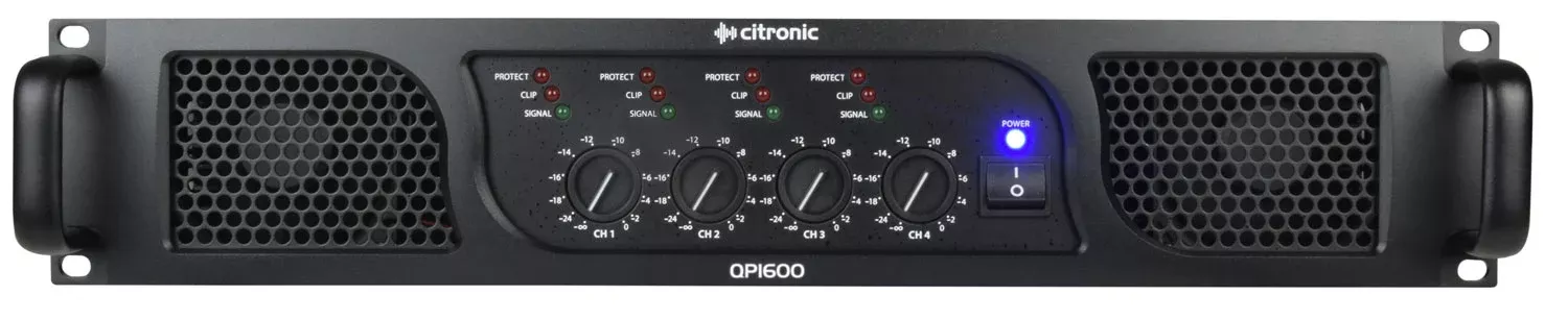 Citronic QP Series Quad Power Amplifiers – QP1600