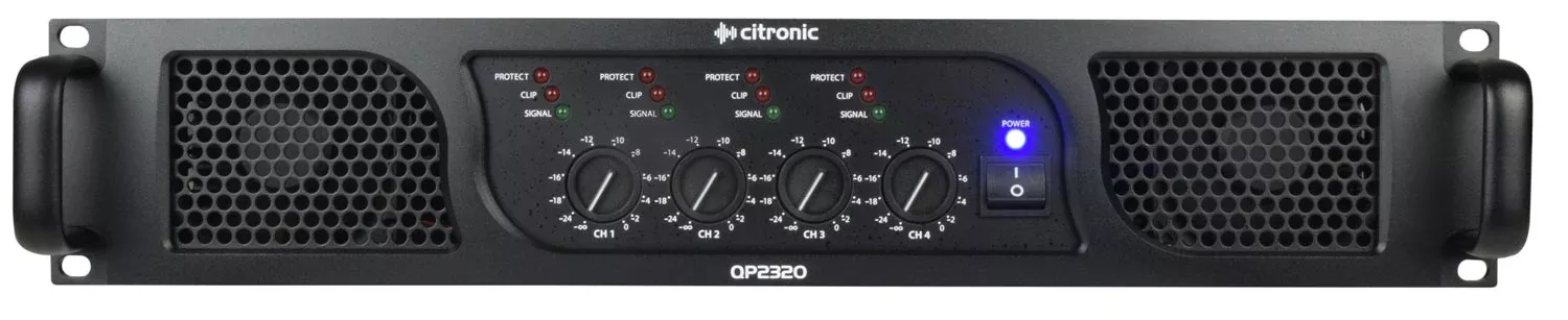 Citronic QP Series Quad Power Amplifiers – QP2320