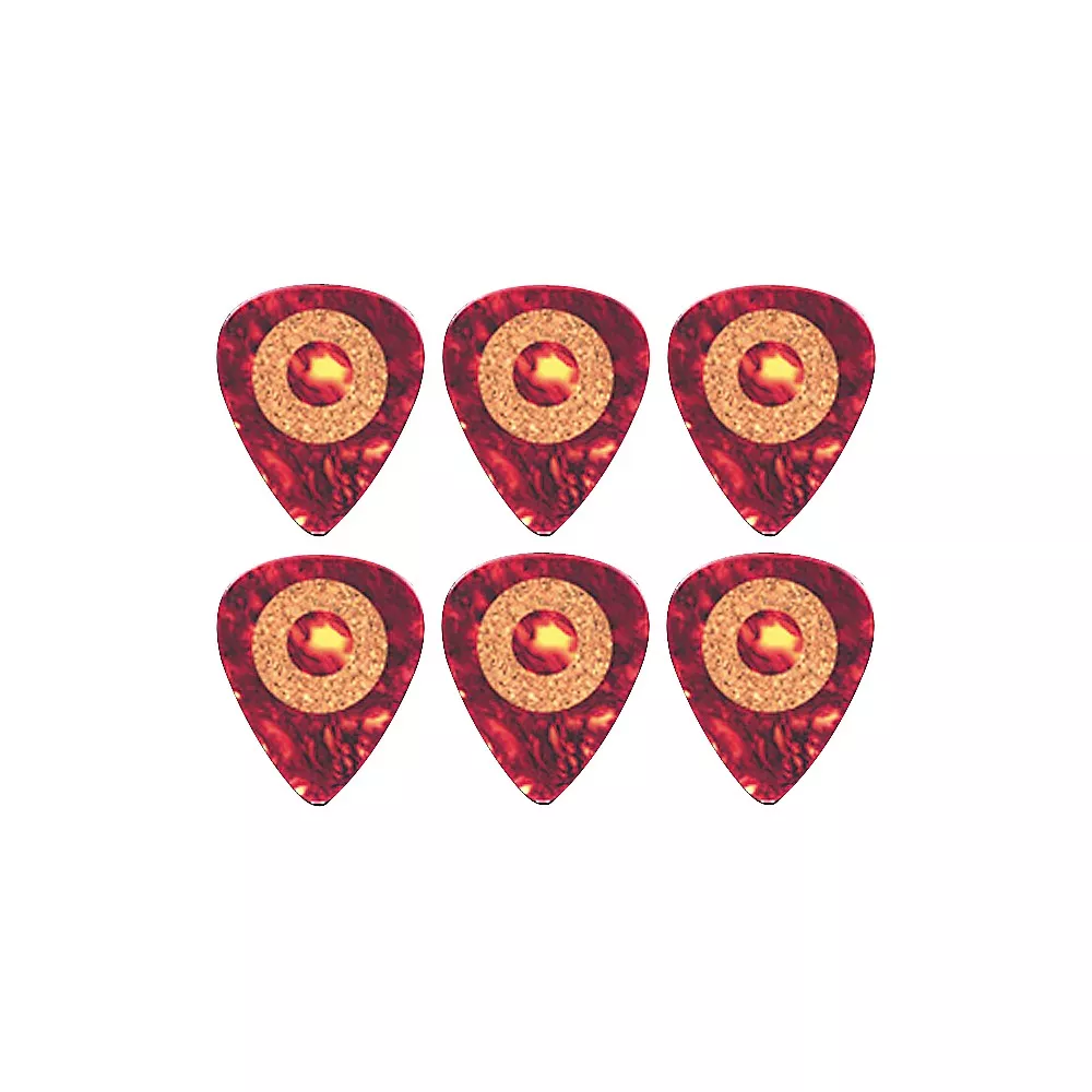 Clayton Cork Grip Standard Guitar Pick 6 Pack .80 mm