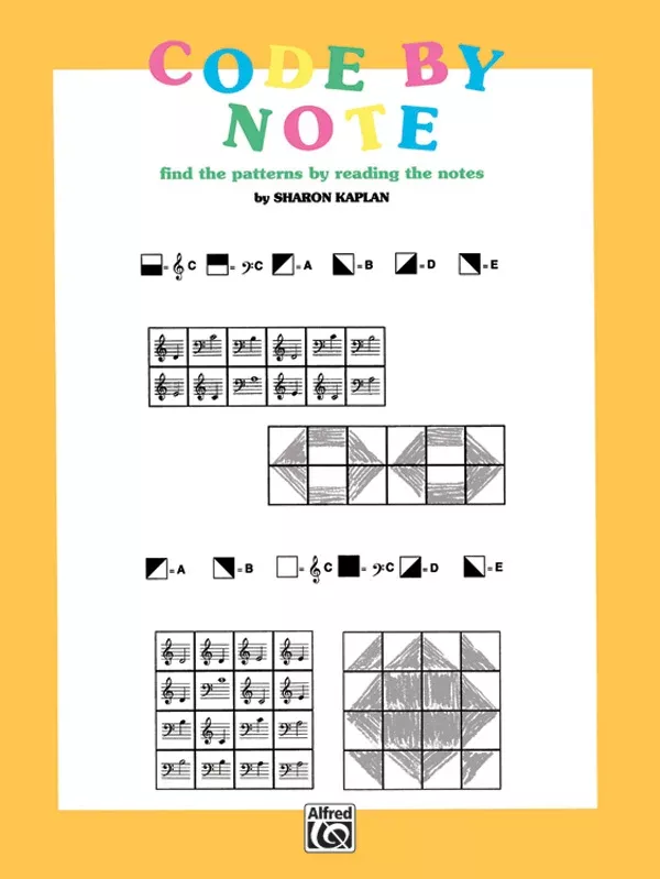 Code by Note, Book 1: Piano Coloring Book